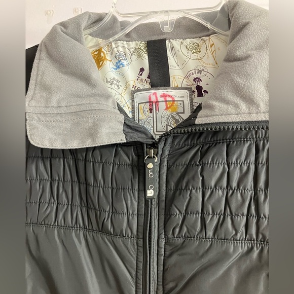 Women’s Thin SkiJacket/Coat, Black/Gray, Large; Full Front Zipper, Burton - Picture 10 of 11